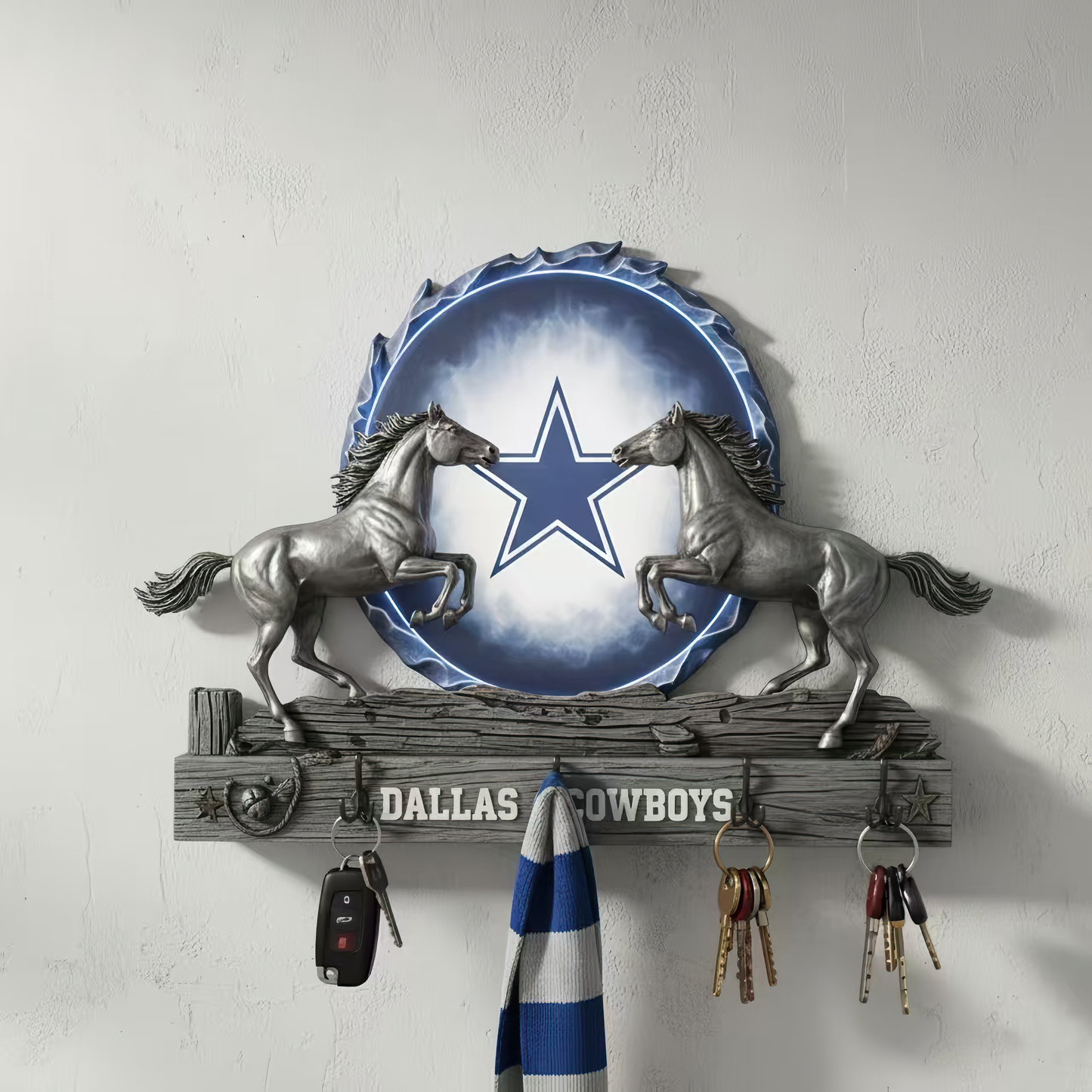 Premium NFL DAL Spirit Guardian Wall Key Holder V1 NMD TTV
