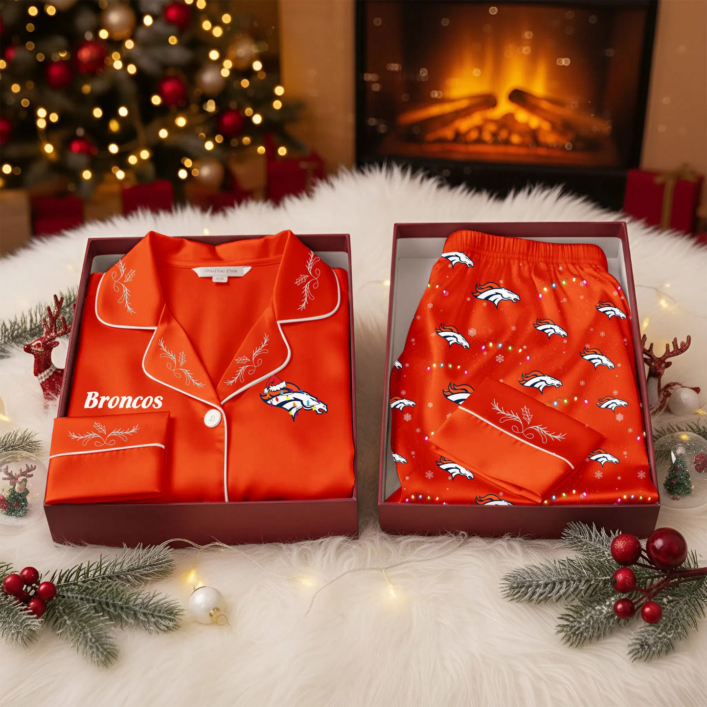 Premium NFL DEN Christmas Pajasma V2 NMD TTV