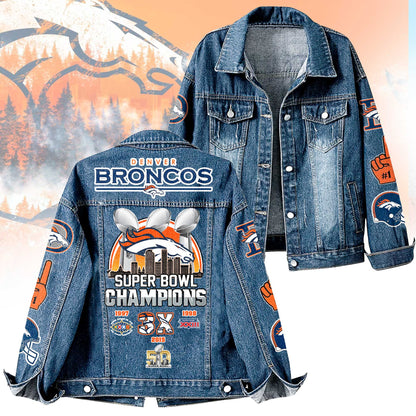 Premium NFL DEN Denim Jacket V1 NMD NHM