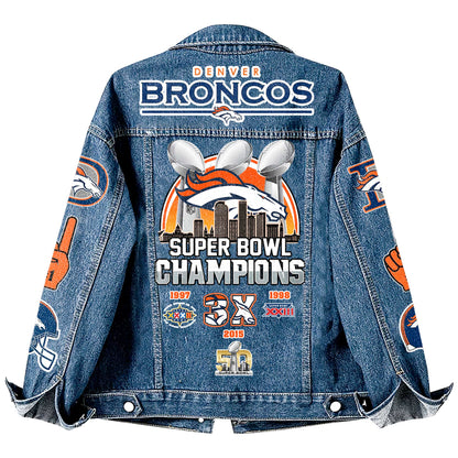 Premium NFL DEN Denim Jacket V1 NMD NHM