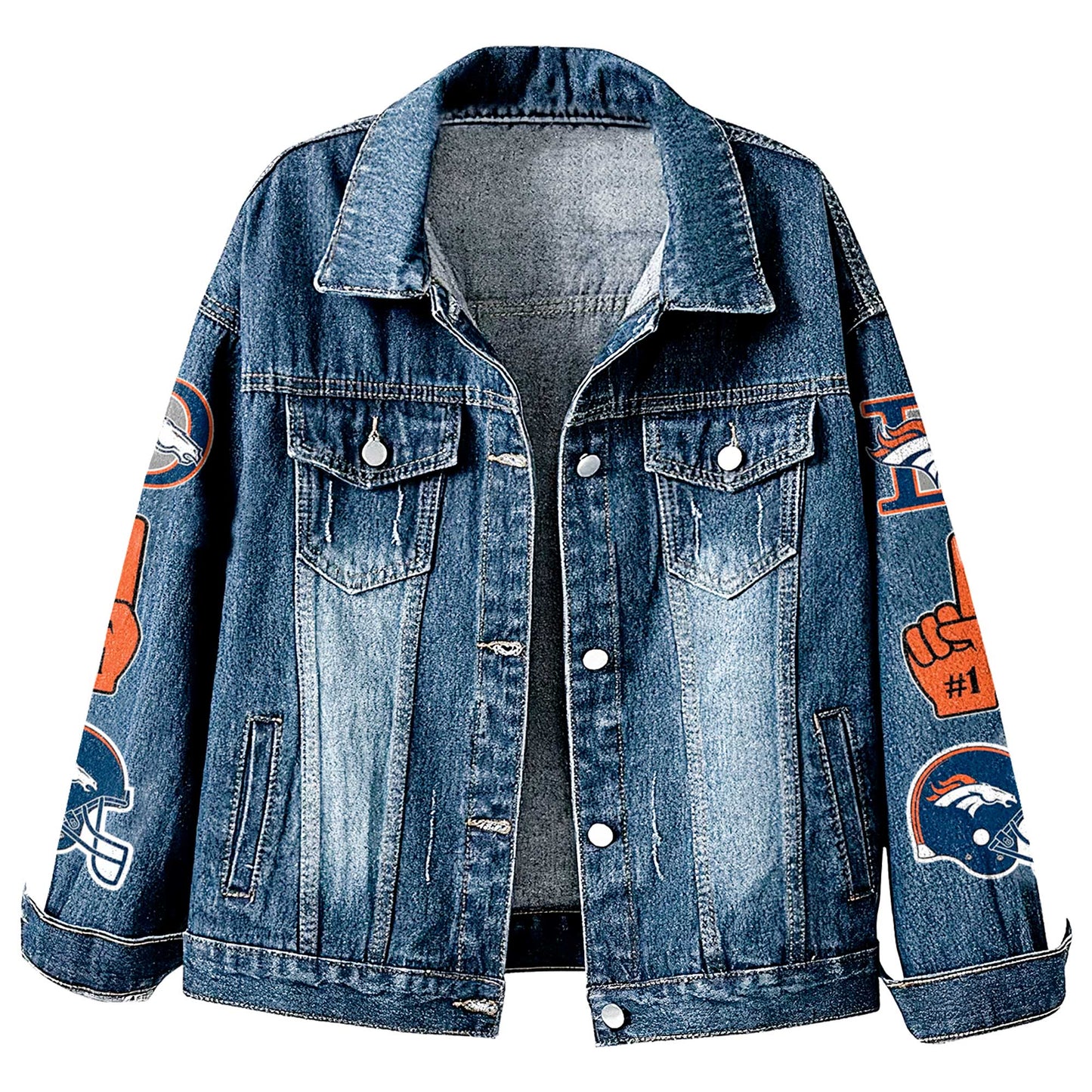 Premium NFL DEN Denim Jacket V1 NMD NHM