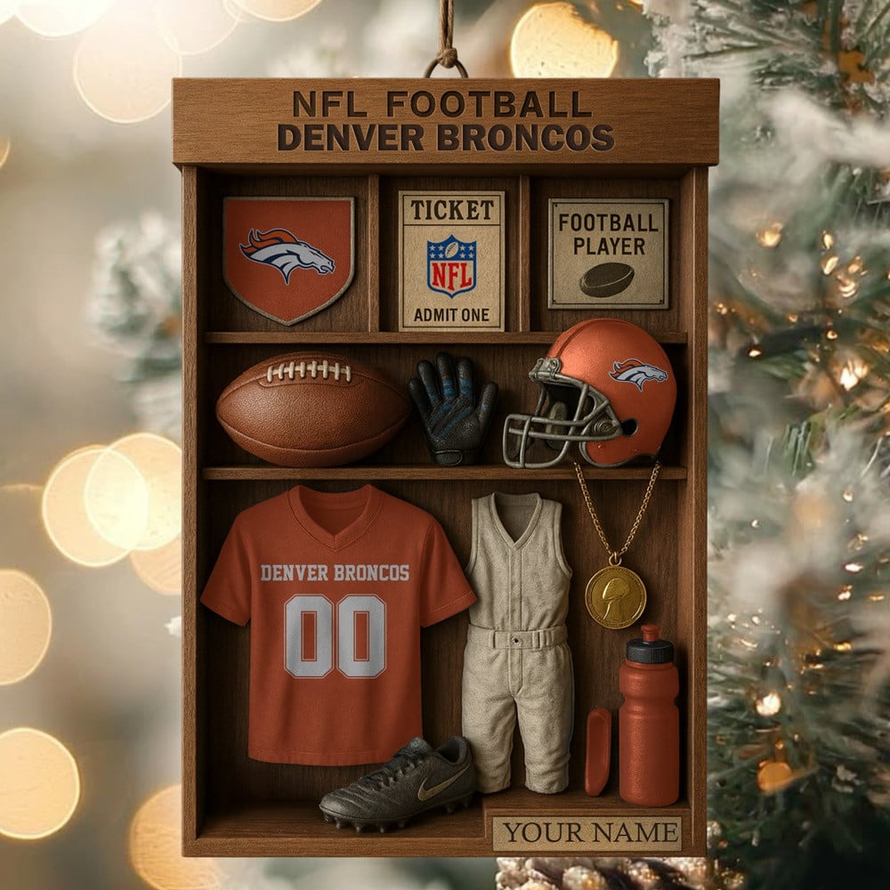 Premium NFL ÄEN Football Locker Hanging Ornament V1 NMD NHM