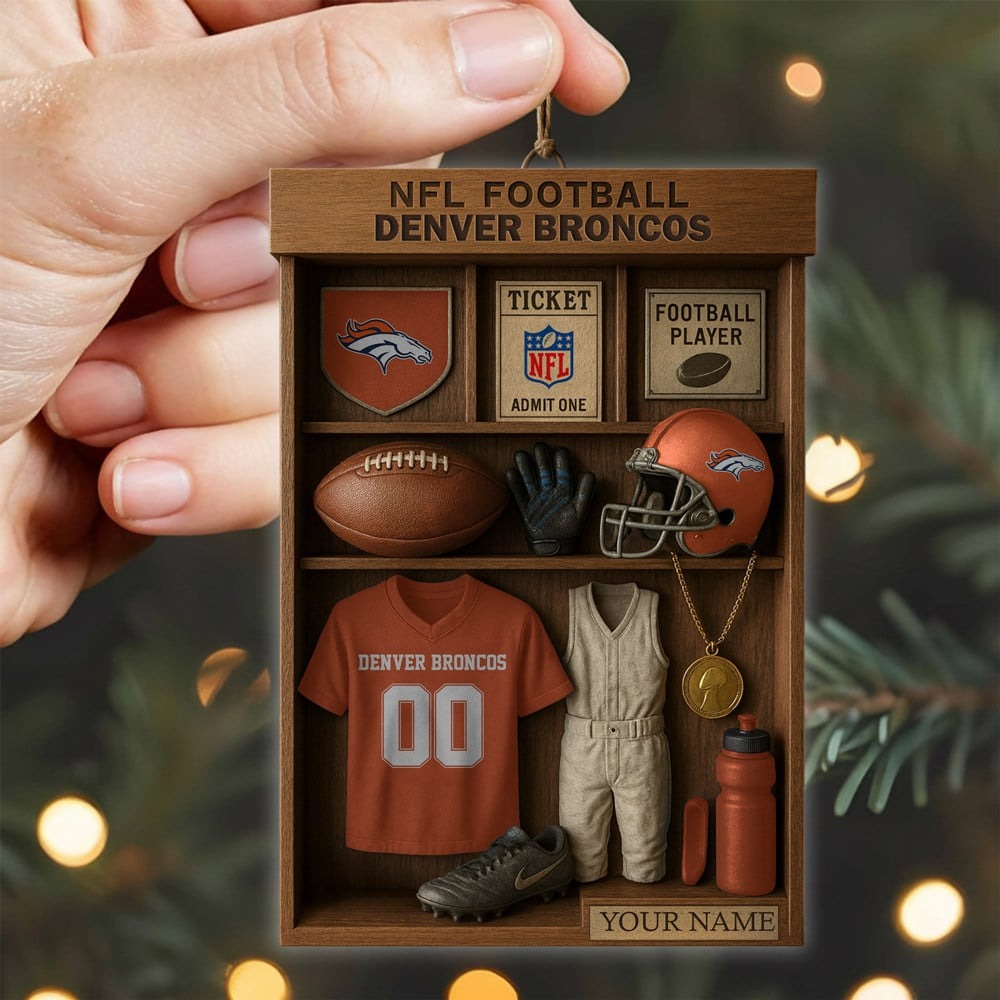 Premium NFL ÄEN Football Locker Hanging Ornament V1 NMD NHM