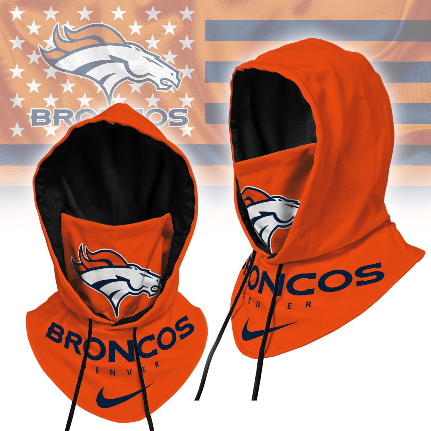 Premium NFL DEN Hooded Gaiter V1 NMD TTV