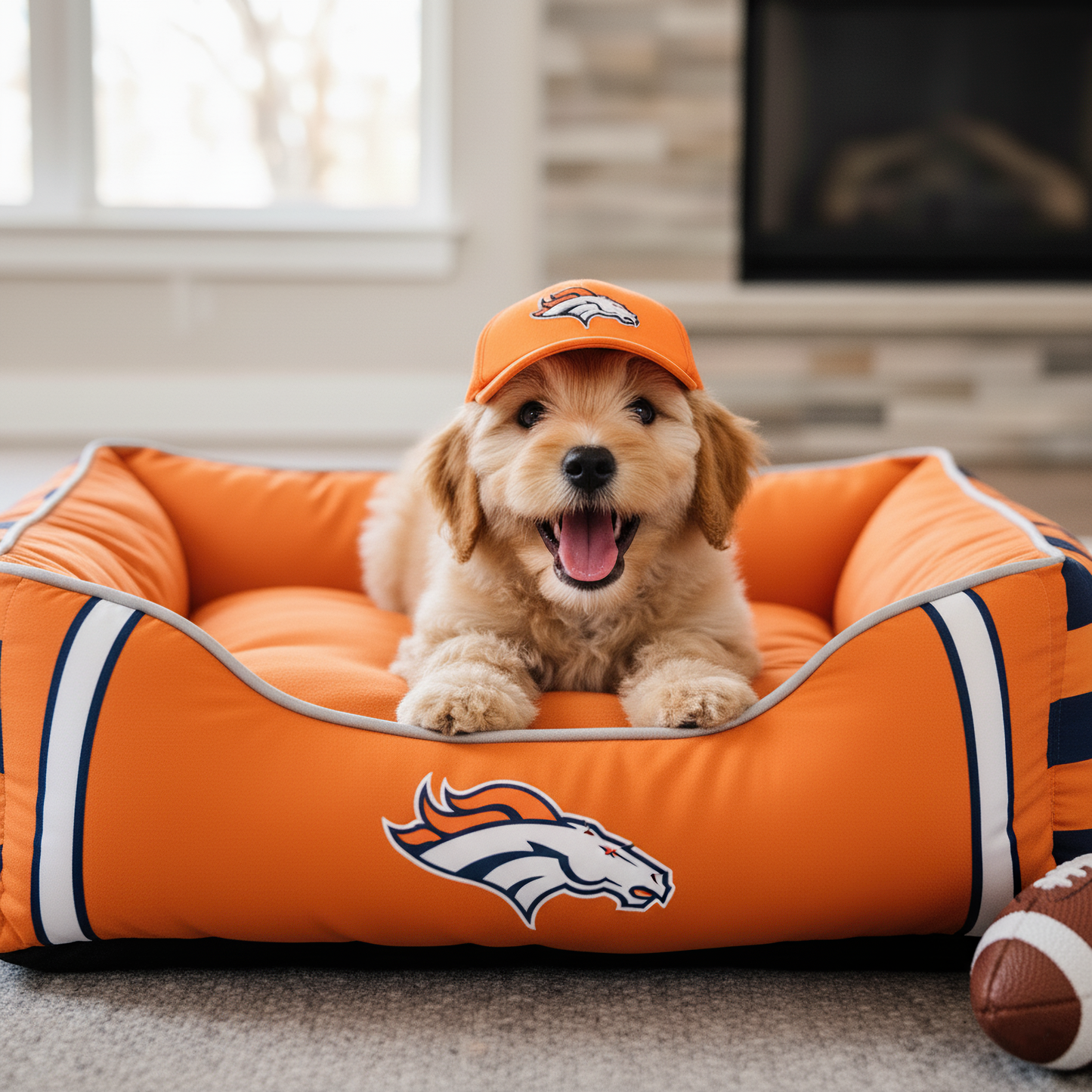 Premium NFL DEN Pets Bed V1 NMD TTV