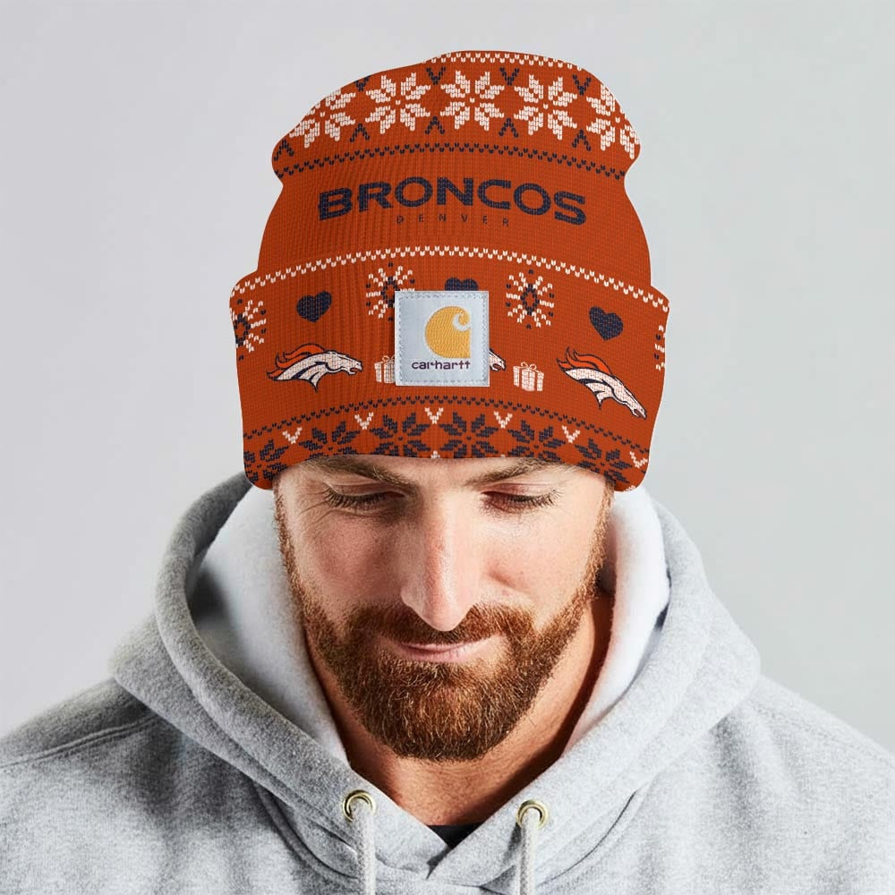 Premium NFL DEN x CH Chrismas Workwear Beanie V1 NMD TTV