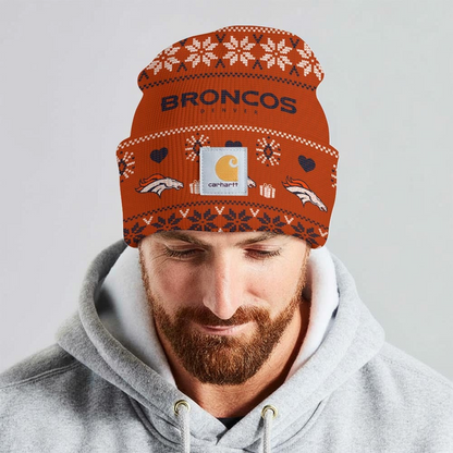 Premium NFL DEN x CH Chrismas Workwear Beanie V1 NMD TTV