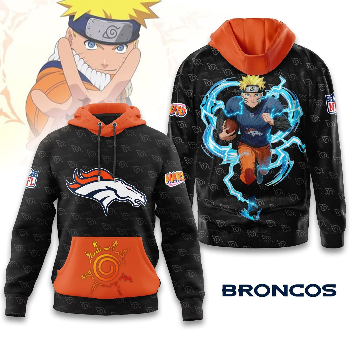 Premium NFL DEN x NAR Hoodie V1 NMD NHM
