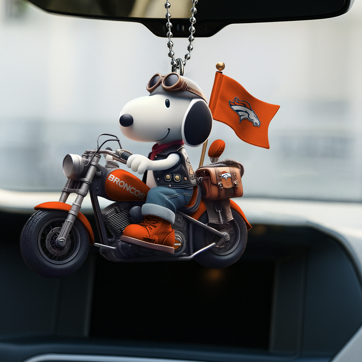 Premium NFL DEN x SNP Car Ornament DATND TANTD