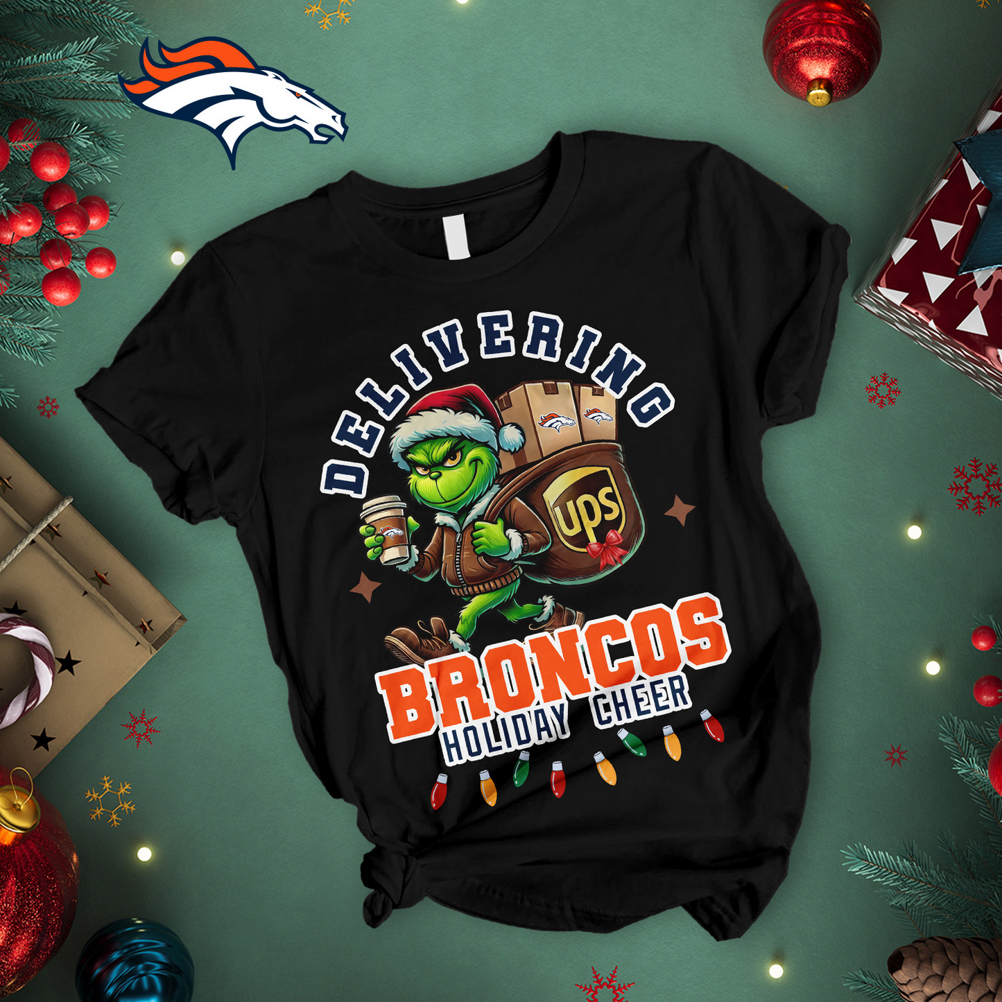 Premium NFL DEN x Ups T-shirt NMD TTV