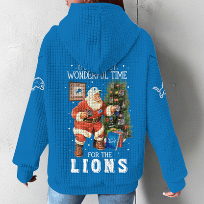 Premium NFL DET Christmas Waffele Hoodie V1 NMD 261125 TTV