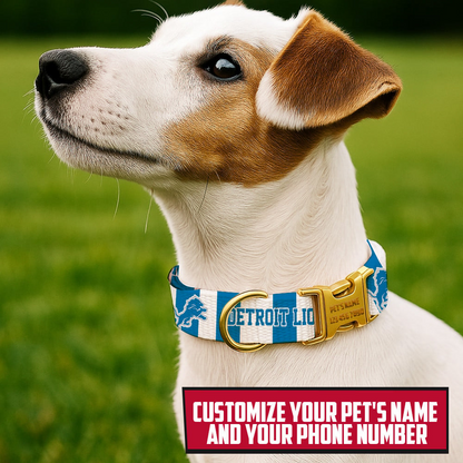 Premium NFL DET Pet Collar V1 NMD TTV