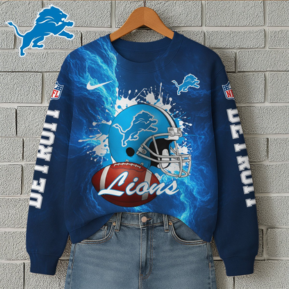Premium NFL DET Printed Sweatshirt V1 NMD TTV