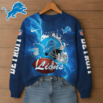 Premium NFL DET Printed Sweatshirt V1 NMD TTV