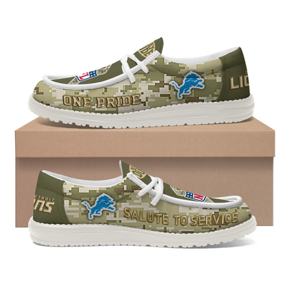 Premium NFL DET Salute to Service Loafer V2 NMD TTV