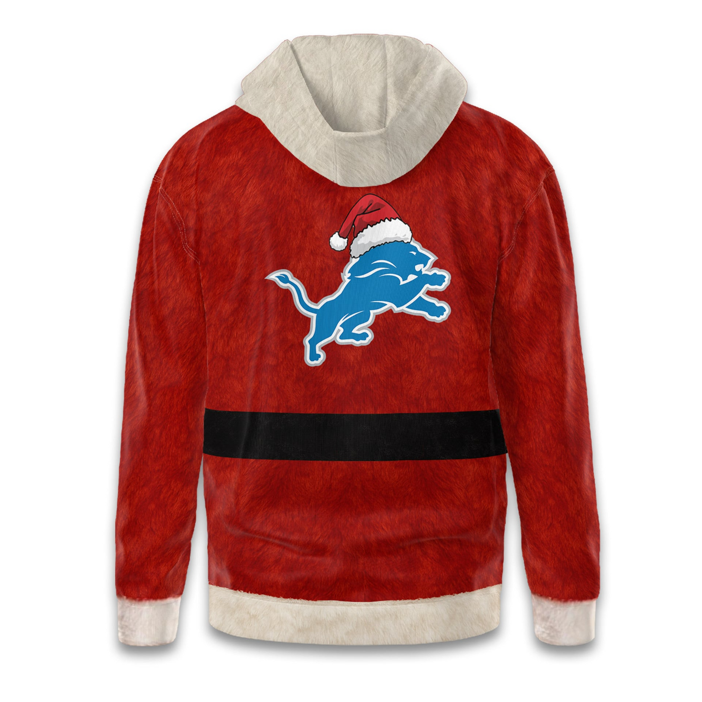 Premium NFL DET Santa Claus Hoodie V1 NMD TTV