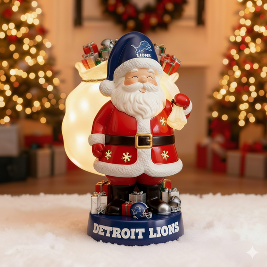 Premium NFL DET Santa Claus Led Figure V1 NMD TTV