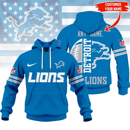 Premium NFL DET Signature Fan Gear Hoodie V1 NMD NHM