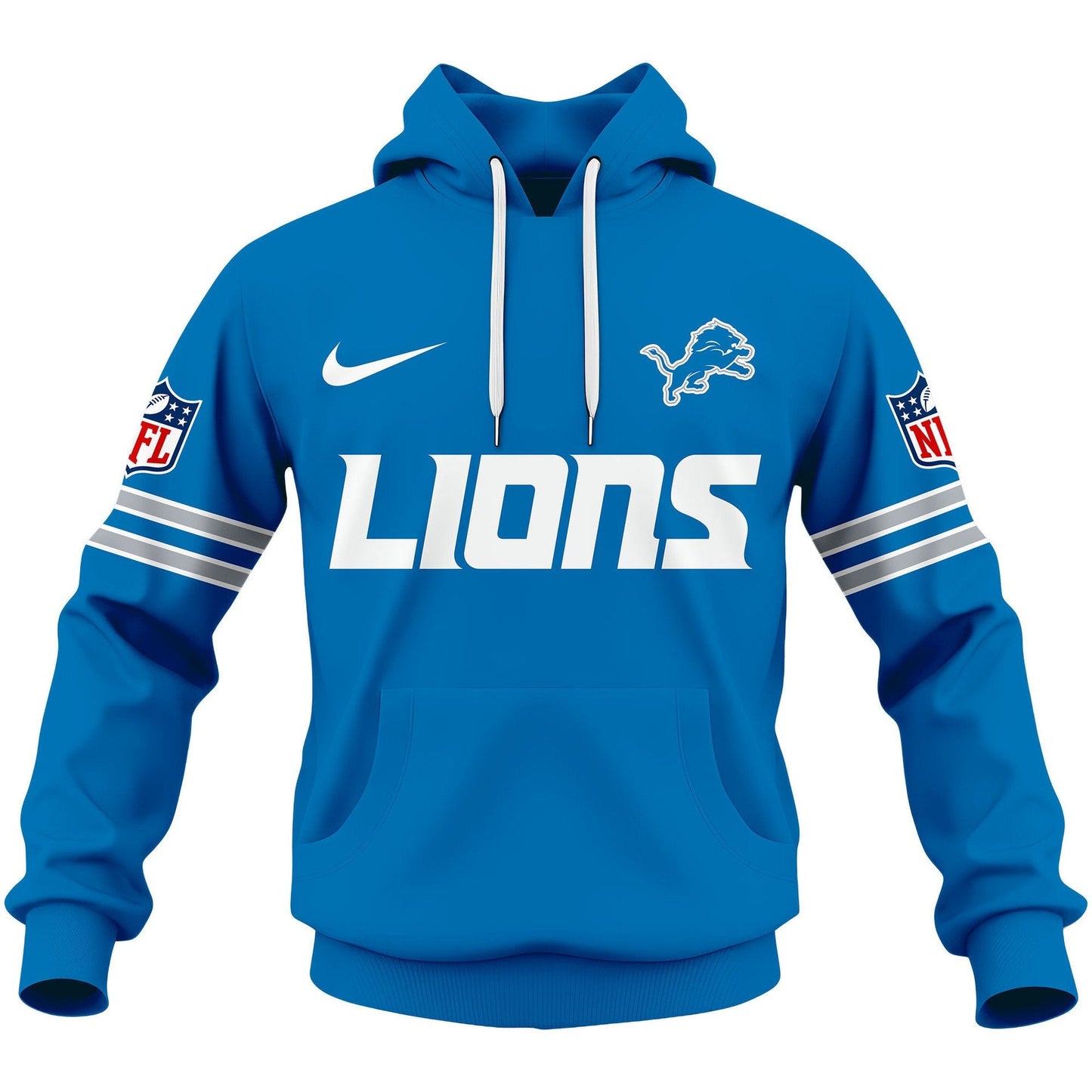 Premium NFL DET Signature Fan Gear Hoodie V1 NMD NHM