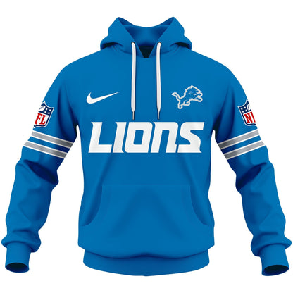 Premium NFL DET Signature Fan Gear Hoodie V1 NMD NHM