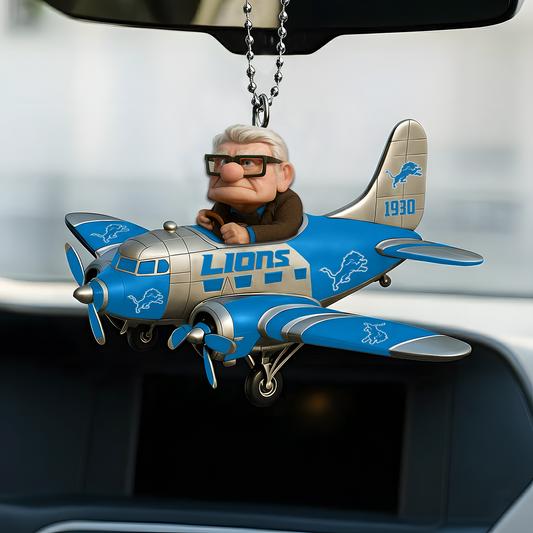 Premium NFL DET x CARL Car Ornament V1 DATND TANTD
