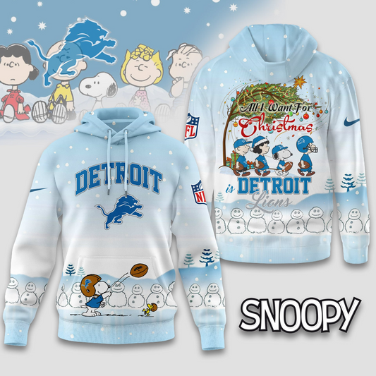 Premium NFL DET x Peanuts Snow Day Hoodie V3 NMD TTV