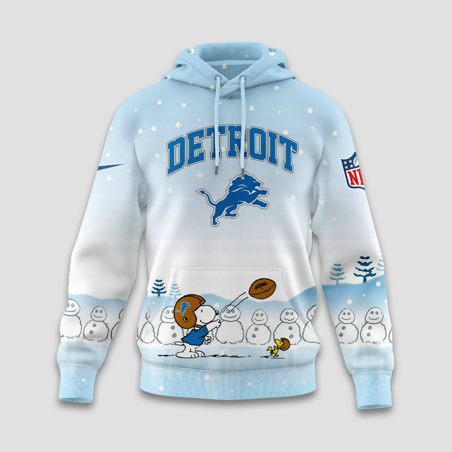 Premium NFL DET x Peanuts Snow Day Hoodie V3 NMD TTV