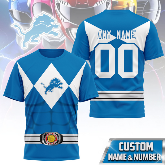 Premium NFL DET x PWR T-shirt V1 NMD TTV
