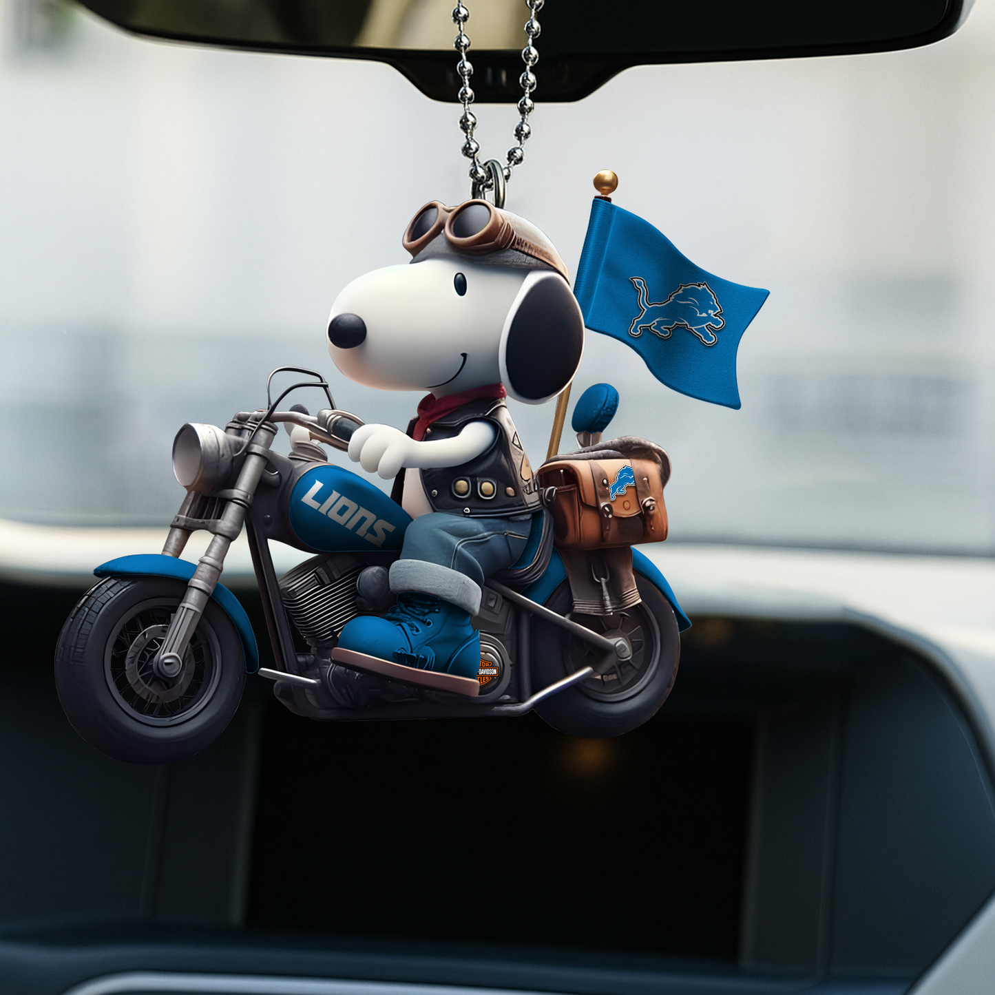 Premium NFL DET x SNP Car Ornament DATND TANTD