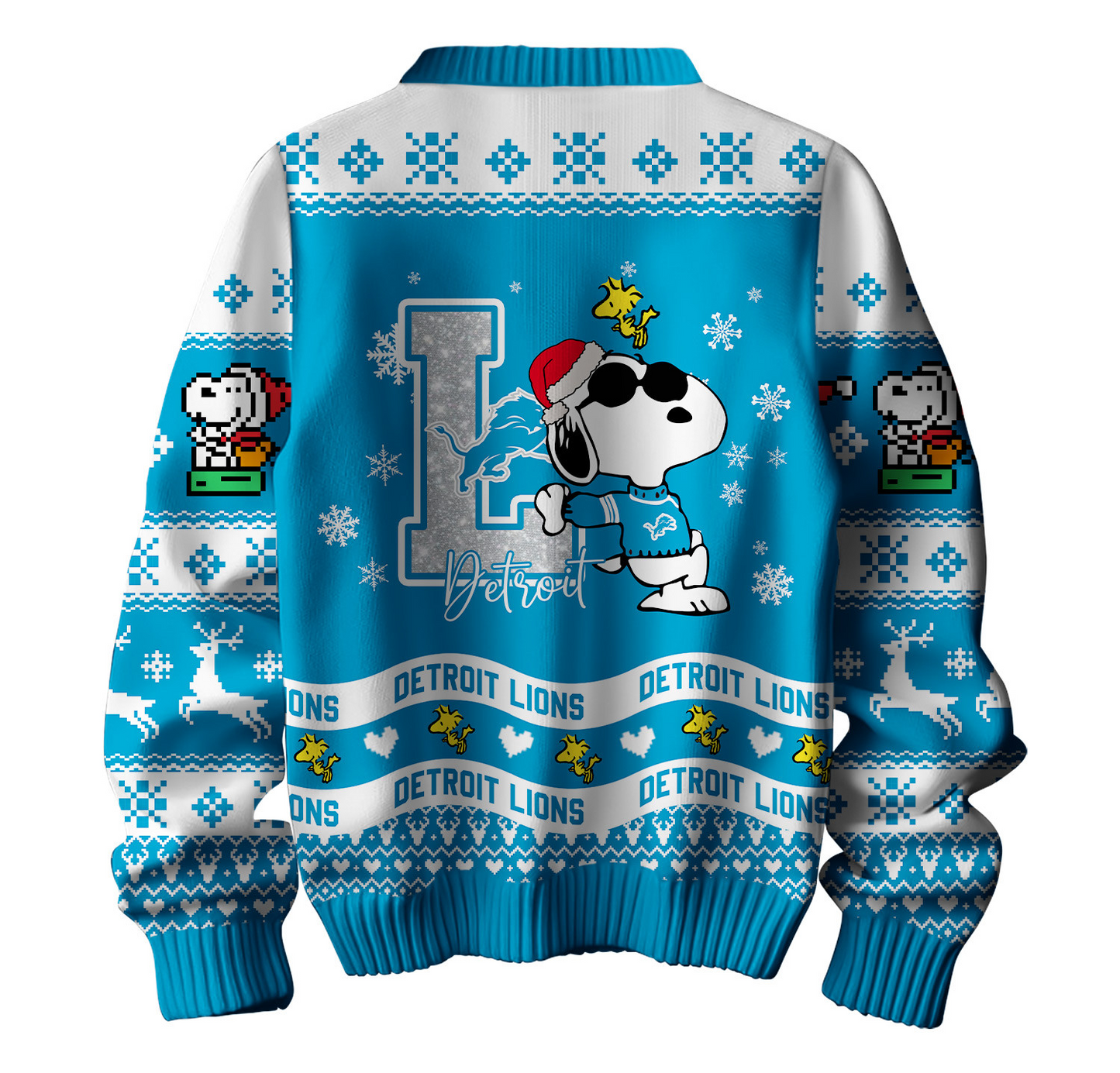 Premium NFL DET x SNP Ugly Sweater V1 NMD TTV