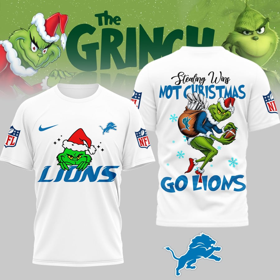 Premium NFL DET x The Grinch Shirt V3 NMD TTV