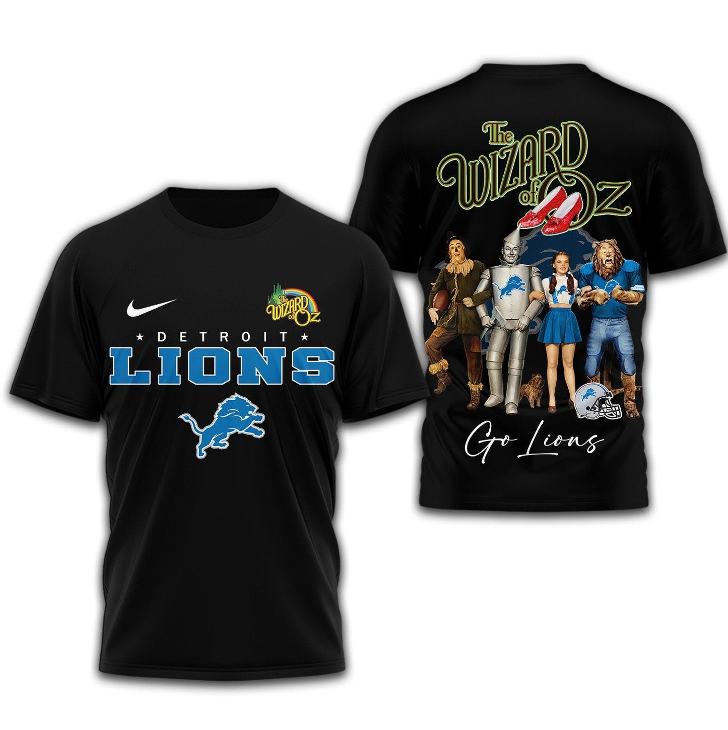 Premium NFL DET x The Wizard Of Oz T-shirt V1 NMD NHM