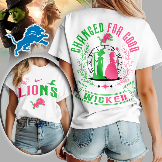 Premium NFL DET x WCKD Changed For Good Women Shirt V1 NMD TTV