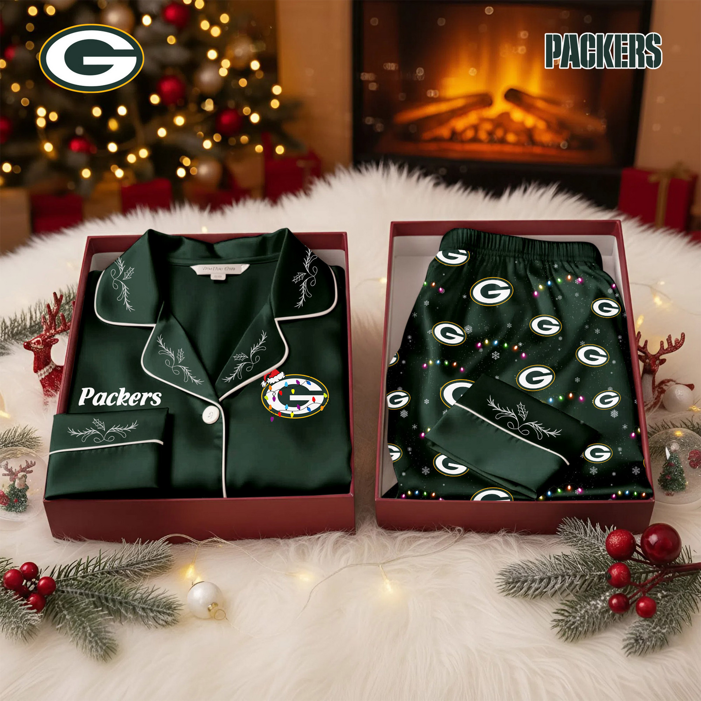 Premium NFL GB Christmas Pajasma V2 NMD TTV