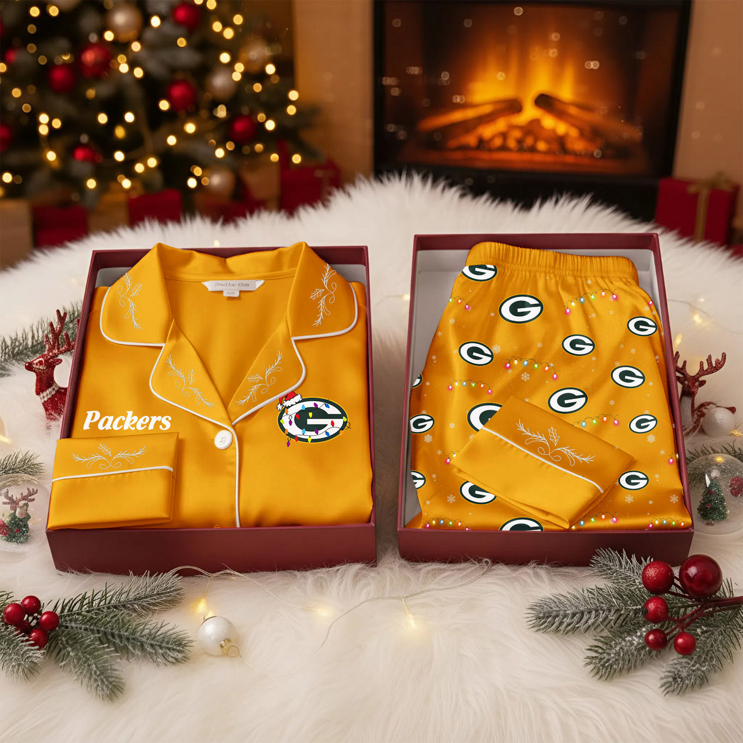 Premium NFL GB Christmas Pajasma V2 NMD TTV