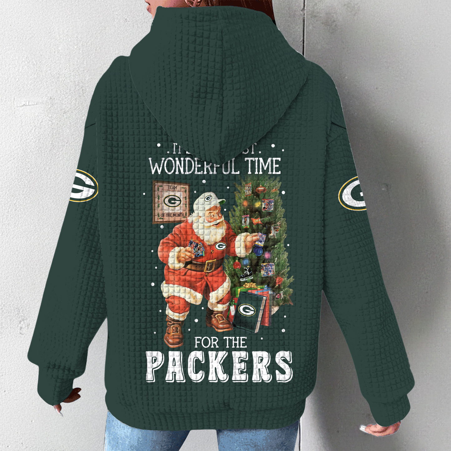 Premium NFL GB Christmas Waffele Hoodie V1 NMD 261125 TTV