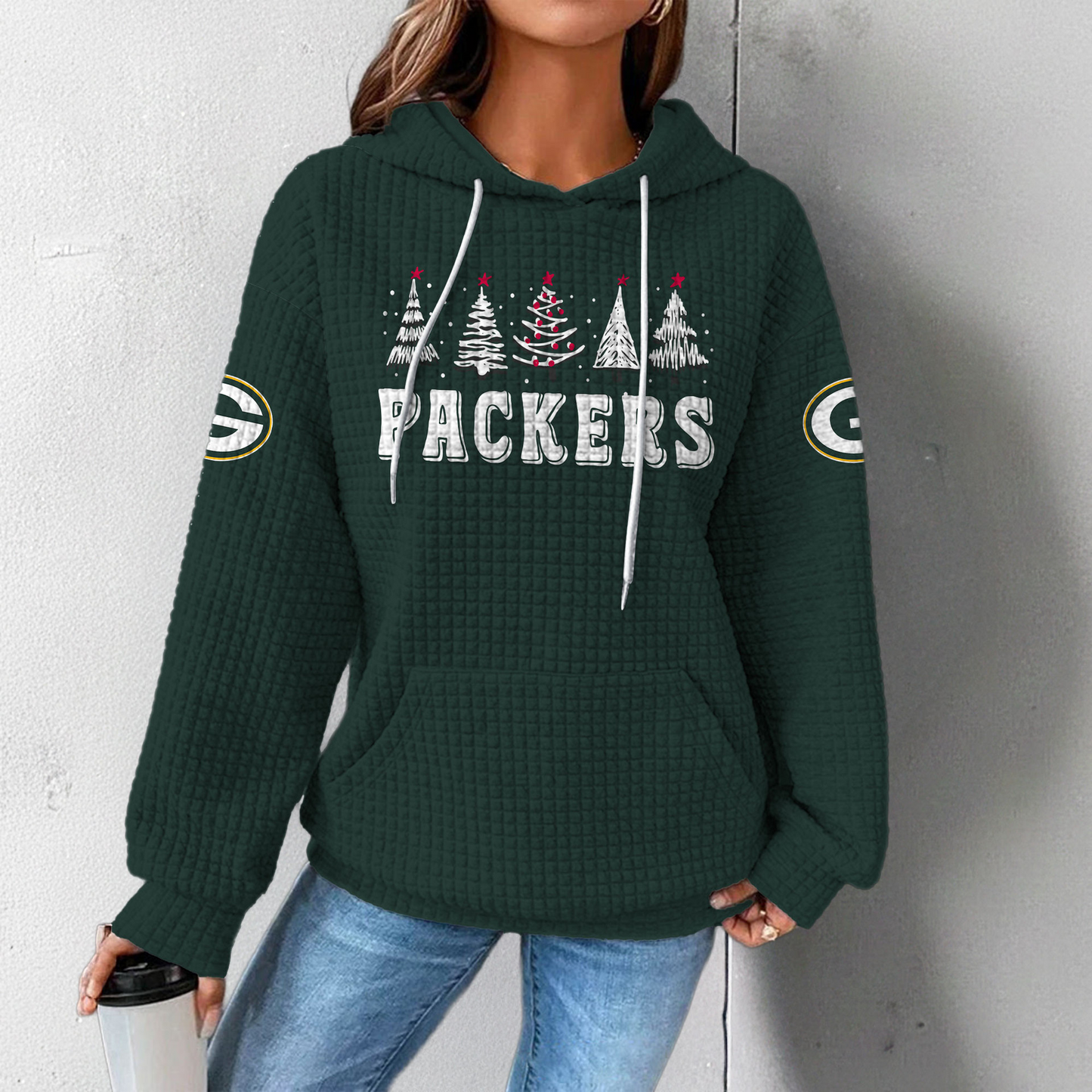 Premium NFL GB Christmas Waffele Hoodie V1 NMD 261125 TTV