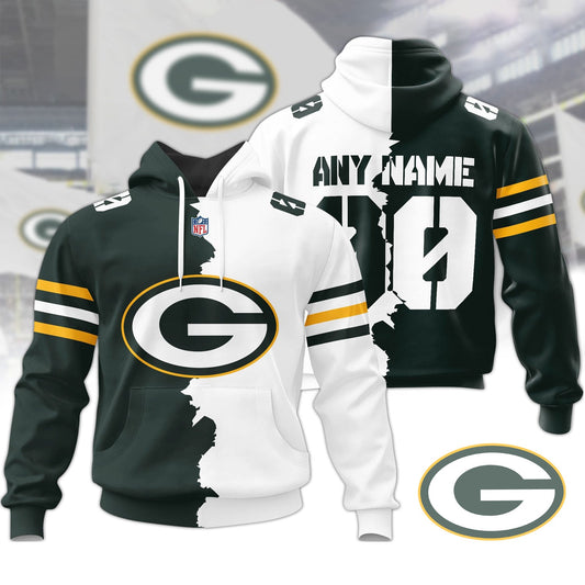 Premium NFL GB Home Mix Away Hoodie V1 NMD NHM