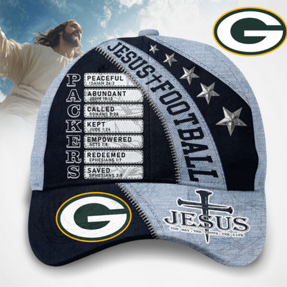 Premium NFL GB Jesus Football Classic Cap V1 NMD TTV