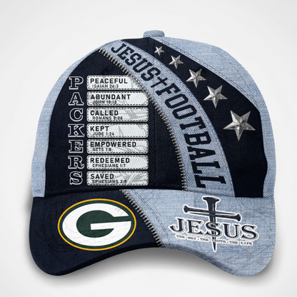 Premium NFL GB Jesus Football Classic Cap V1 NMD TTV