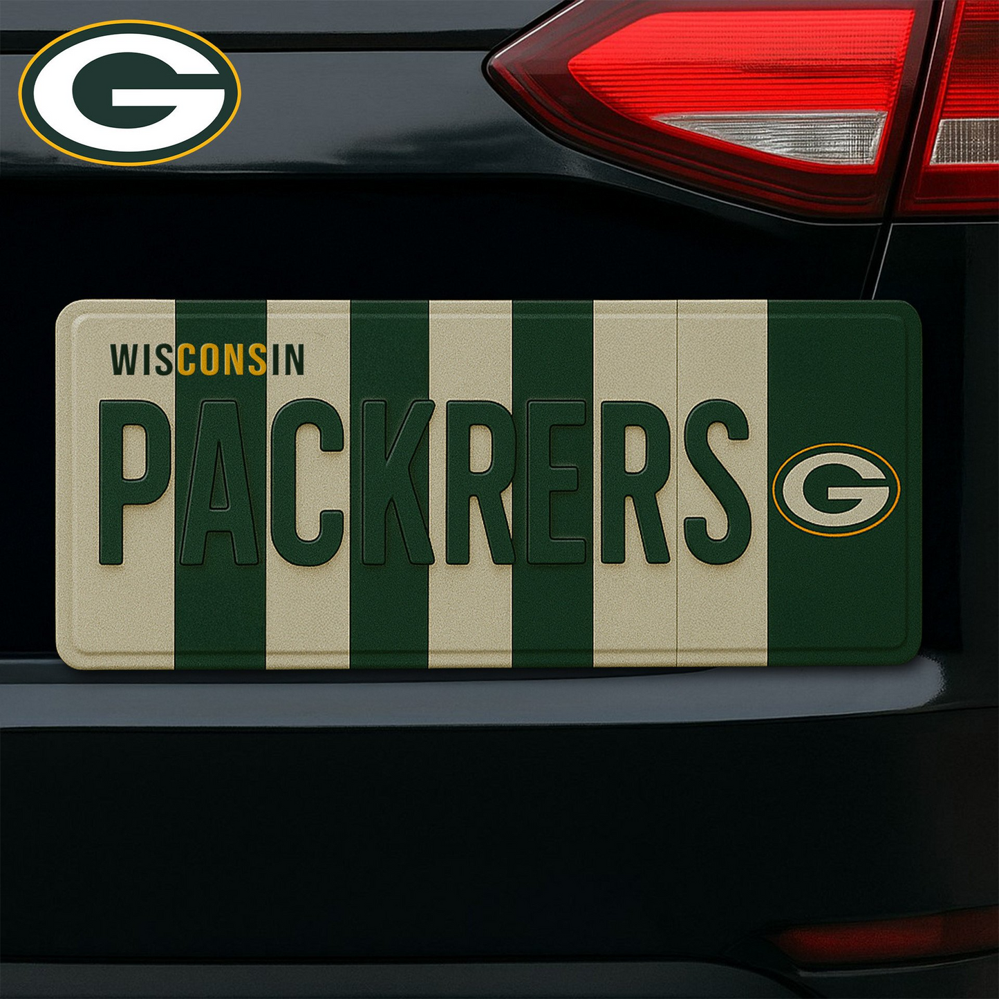 Premium NFL GB License Plate Frame HI V1 NMD TTV