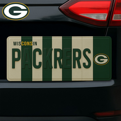 Premium NFL GB License Plate Frame HI V1 NMD TTV