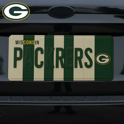 Premium NFL GB License Plate Frame HI V1 NMD TTV
