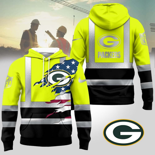 Premium NFL GB Patriotic Safety Hoodie V1 NMD TTV