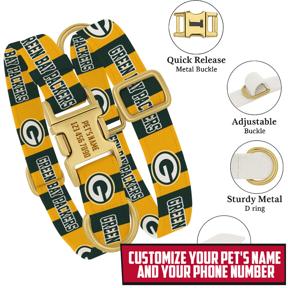 Premium NFL GB Pet Collar V1 NMD TTV