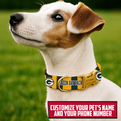Premium NFL GB Pet Collar V1 NMD TTV