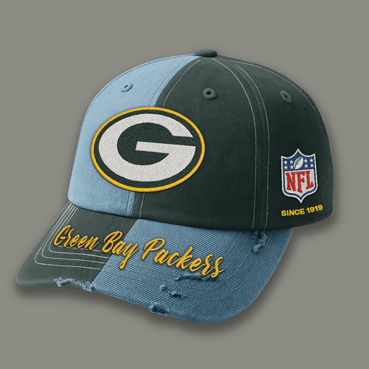 Premium NFL GB Vintage Patchwork Cap V1 NMD TTV