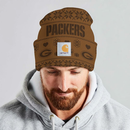 Premium NFL GB x CH Chrismas Workwear Beanie V1 NMD TTV