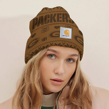 Premium NFL GB x CH Chrismas Workwear Beanie V1 NMD TTV