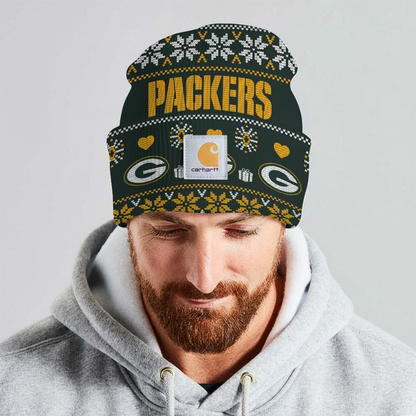 Premium NFL GB x CH Chrismas Workwear Beanie V1 NMD TTV